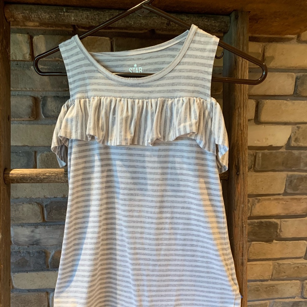 Girls Star Ride Open Shoulder T-Shirt